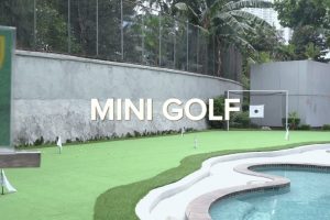 Mini golf court